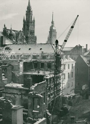 Wiederaufbau Geschäftshaus Weinstr. 9, 1951-1952