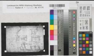 Minden (Minden) Festung Königstor mit Abwassergraben Grundriß, Schnitte 1835 Maßstab in Fuß 15 x 21 (49 x 70) Foto nach kol. Zeichner Untzer, Leutnant Museum Minden FM 67