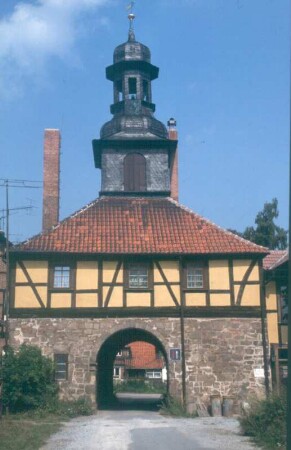 Blankenburg. Eingangstor zur Anlage des Klosters Michaelstein