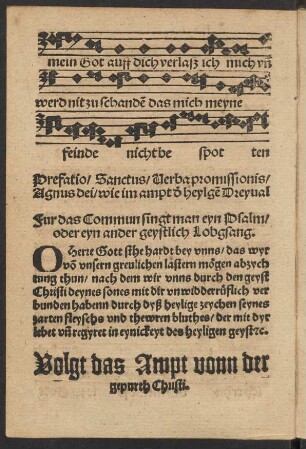Volgt das Ampt vonn der gepurth Christi.