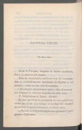 Capítulo LXXXII. - Un dato más.