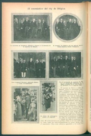 El onomástico del rey de Bélgica