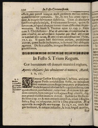330-348, In Festo SS. Trium Regum. - In eodem Festo.