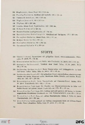 Stoffe (Nr. 535-636)