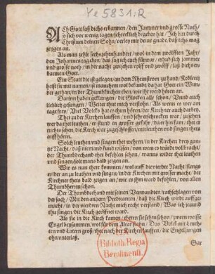 Ach Gott laß dichs erbarmen/ den Jammer vnd grosse Noth/ ||