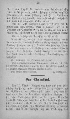 Das Ehrenthal