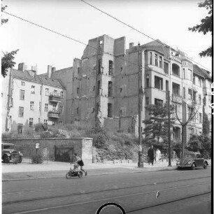 Negativ: Ruine, Bundesallee 115, 1953