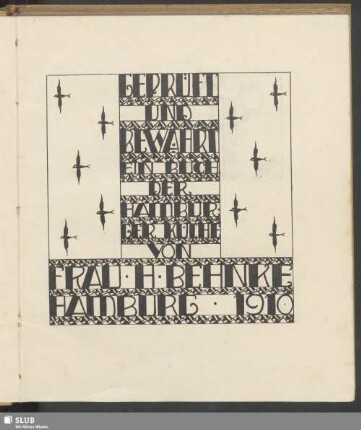 Geprüft und bewährt : ein Buch der Hamburger Küche