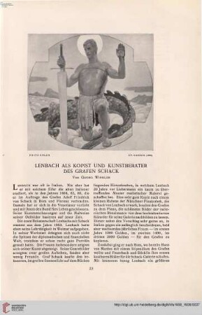 24: Lenbach als Kopist und Kunstberater des Grafen Schack, [1]