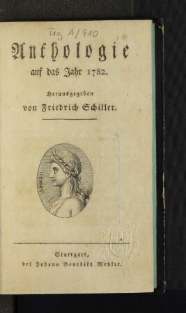 Anthologie auf das Jahr 1782
