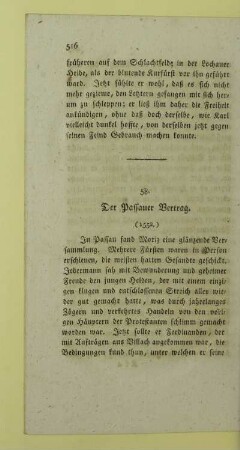 58. Der Passauer Vertrag. (1552.)