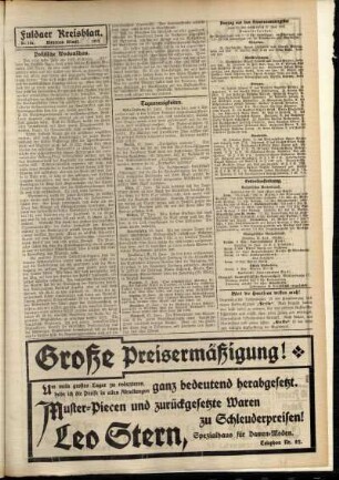 Dritte Ausgabe vom Freitag, den 28. Juni 1912.