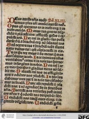 Psalmus XLIII