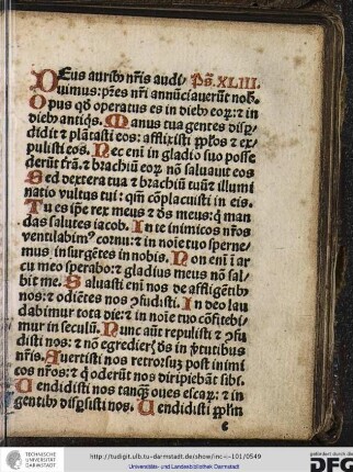 Psalmus XLIII