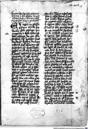 Tractatus de regimine principum. Sermo de conceptione beatae Mariae virginis [u.a.] - BSB Clm 14118