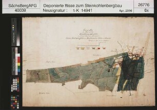 Kästners Erben, Steinkohlenwerk, Bockwa und Oberhohndorf, Baue auf dem Schichtenkohlenflöz im östlichen Teil des oberen Kohlenbergfeldes in Bockwa