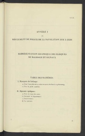 Annexe I