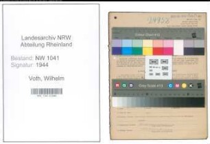 Entnazifizierung Wilhelm Voth , geb. 01.05.1896 (Kaufmann)
