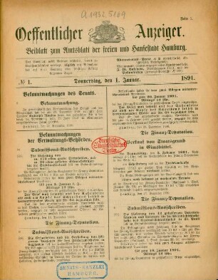 1. Januar-29. März = No. 1-74