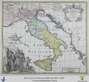 Italia, Gallia, Hispania, Germania Benedictina.