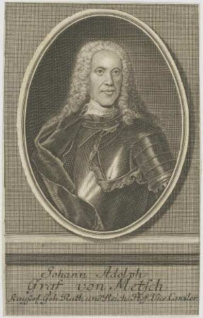 Bildnis des Johann Adolph Graf von Metsch