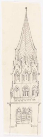 Unzugeordnete Kirchen-Projekte (Skizzen): Kirchturm