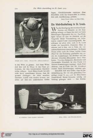 Die Weltausstellung in St. Louis