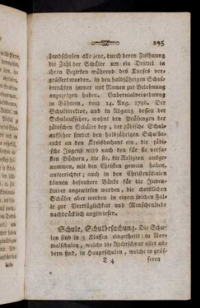 295-306, Schule, Schulbesuchung ...