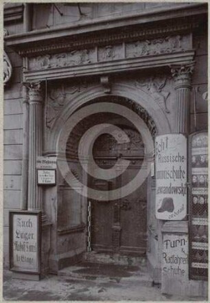Portal des Bürgerhauses Ring 12 in Breslau