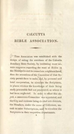 Calcutta Bible Association