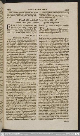 Psalmi CXXXIV. Dispositio. Omnes canite servi Domino. Officium ministrorum