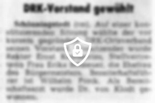 DRK-Vorstand gewählt