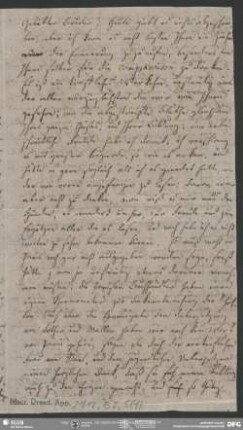 Eigenh. Brief von Dorothea von Schlegel an August Wilhelm von Schlegel mit NS v. Friedrich von Schlegel, Köln, 01.12.1807