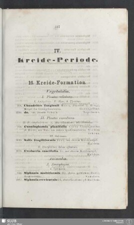IV. Kreide-Periode