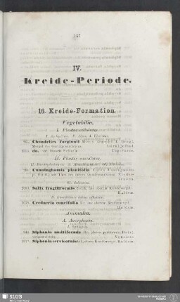 IV. Kreide-Periode