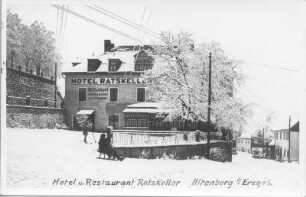 Altenberg. Hotel und Restaurant Ratskeller. Eingangsseite