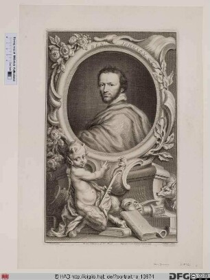 Bildnis Ben (eig. Benjamin) Jonson