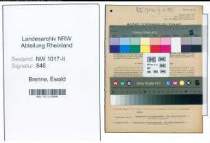 Entnazifizierung Ewald Brenne , geb. 12.08.1892 (Schmiedemeister)