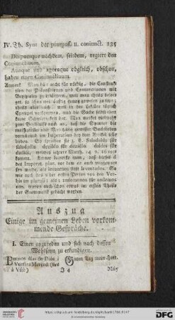 Auszug: Einige im gemeinen Leben vorkommende Gespraeche