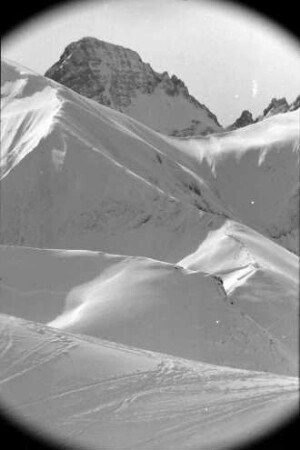 Oberstdorf: Nebelhorn; Alpenpanorama von West nach Süd, vom Nebelhorn
