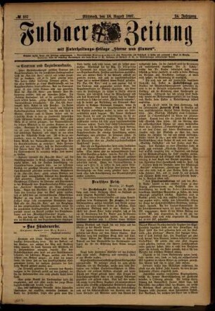 Ausgabe vom Mittwoch, den 18. August 1897.