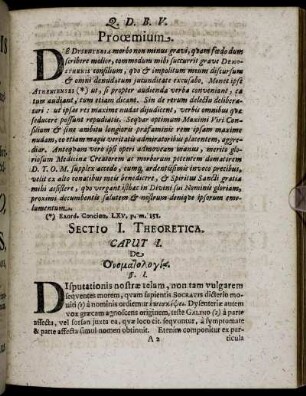 Sectio I. Theoretica.