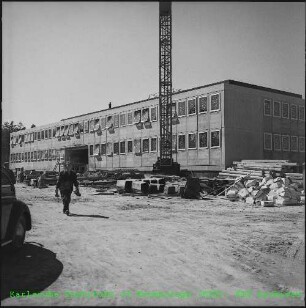 Baustelle der Schule für Kerntechnik (SKT), von Nordosten