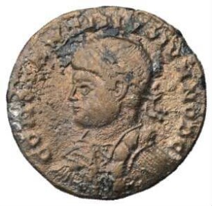 Fundmünze, Aes 3, 325 - 326 n. Chr.
