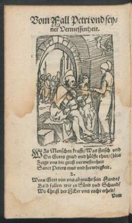 Vom Fall Petri und seyner Vermessenheit.
