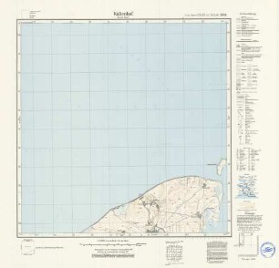1934 Kaltenhof (Insel Poel), Meßtischblatt (4 cm - Karte)