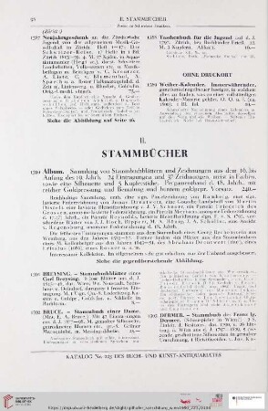 II. Stammbücher (Nr. 1390 - 1408)