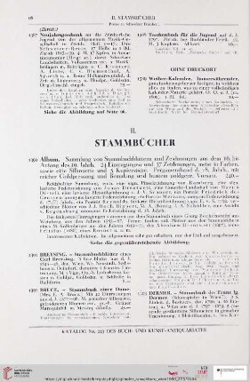 II. Stammbücher (Nr. 1390 - 1408)