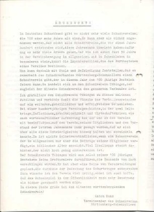 Grusswort