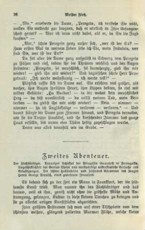 Zweites Abenteuer: Der Flohbändiger …